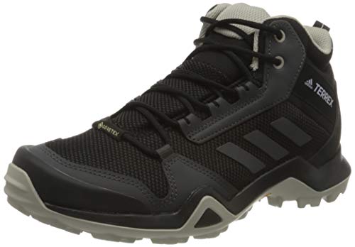 adidas Damen Terrex Ax3 Mid Gtx W Leichtathletik-Schuh, Kern Schwarz/Dgh Fest Grau/Lila Tönung, 38 2/3 EU