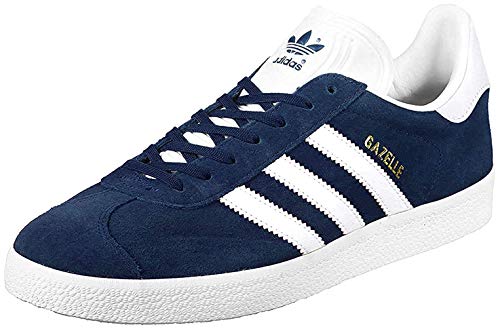 adidas Herren Gazelle Bb5478 Low Top, Blau Collegiate Navy White Gold Met, 44 EU