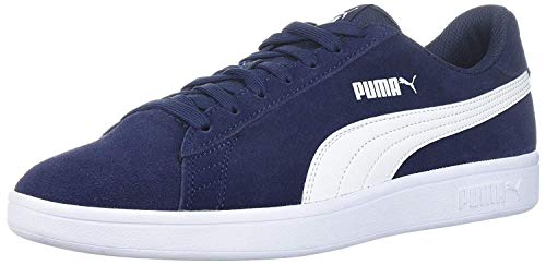 PUMA Herren Smash v2 Sneaker, Blau (Peacoat / Weiß), 42 EU