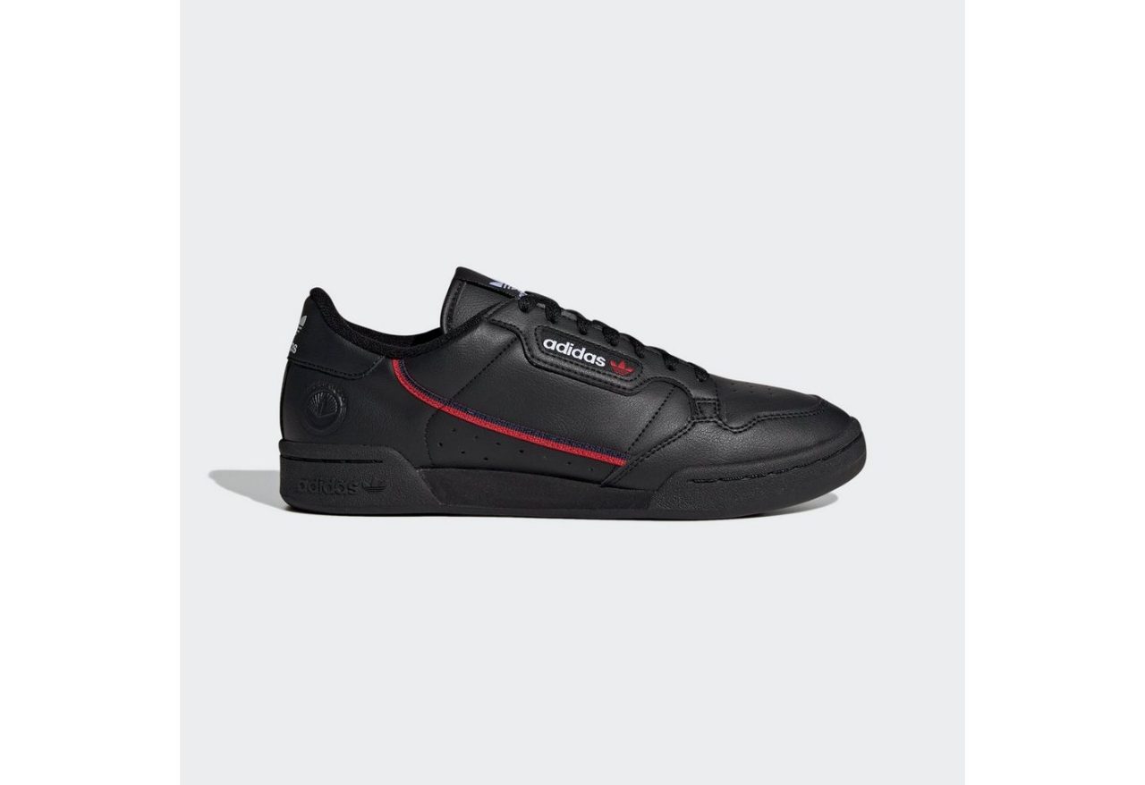 Schwarzer Adidas Originals Sneaker CONTINENTAL 80 VEGAN