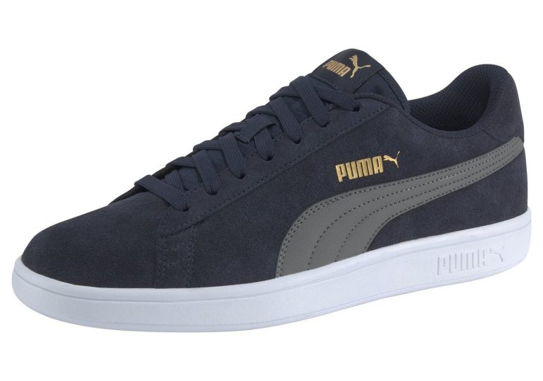 Puma Smash v2 Herren Sneaker in blau grau